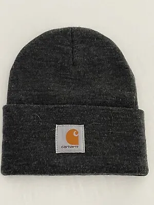 NEW CARHARTT Authentic Cap Beanie Gray Winter Cold 1023 • $9.99