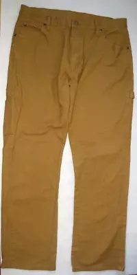 Dickies Carpenter Work Pants 36x32 Brown Canvas Straight Leg • $19