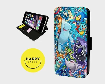 £9.67 • Buy POKEMON WATER PARK PARTY - Faux Leather Flip Phone Case Cover - Iphone/Samsung