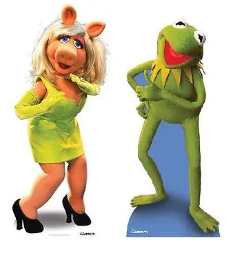 Miss Piggy And Kermit Lifesize Cardboard Cutout Set The Muppets Standee Standup • $101.30
