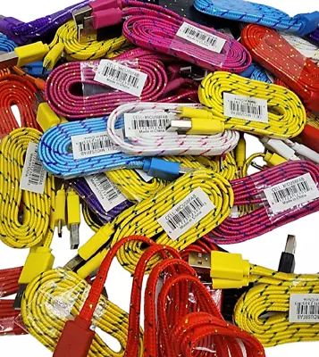 Micro USB Charger Cable Cord Sync For Android Cell Phone Lot 6-10-20-50-100 • $10