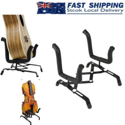 $16.32 • Buy Portable Ukulele Holder Stand Violin Metal Ukulele Mini Guitar Accessories Stand