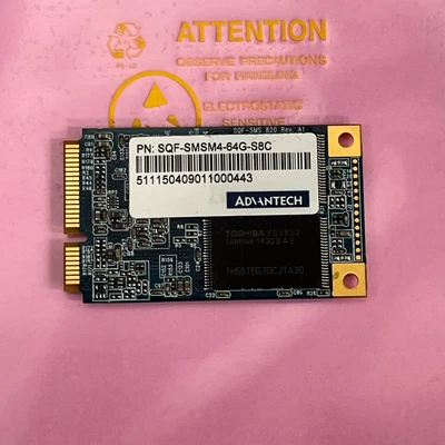 £25 • Buy ADVANTECH SQF-SMSS4-64G-S8C Flash Disk SSD SQFlash MSATA 64Gb