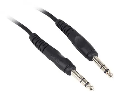 Rockville RCTR106B 6' 1/4'' TRS To 1/4'' TRS Balanced Cable Black 100% Copper • $9.95