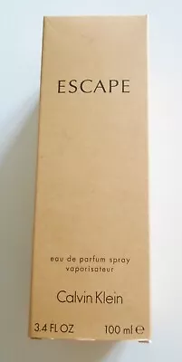 Calvin Klein Escape 100ml EDP Eau De Parfum Spray New In Box Unsealed • £49.99