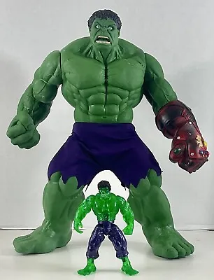Set Of Hulk 20in Action Figure & Hulk 6in Action Figure Mexican Bootleg • $70