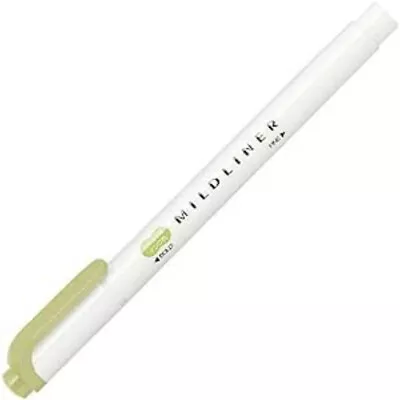 Zebra Mildliner Marker Pen : Mild Olive • $2.95