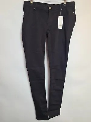 LTS Tall Maternity Black Stretch Jenny Jeggings Size 24 **** V180 • £18.99