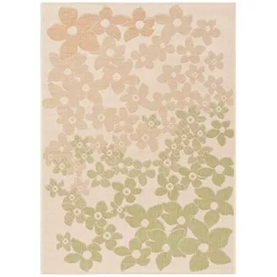 MARTHA STEWART By SAFAVIEH Collection 4' X 5'7  Beige/Sweet Pea MSR4246 Field... • $80.40