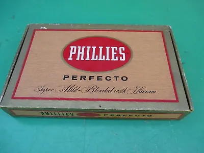 Empty Cigar Card Box  Phillies Perfecto  Vintage • $10