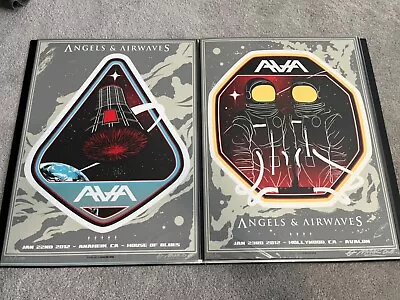 Angels & Airwaves AVA Munk One 2012 Concert Print Poster Set AP S/N Set Of 5! • $600