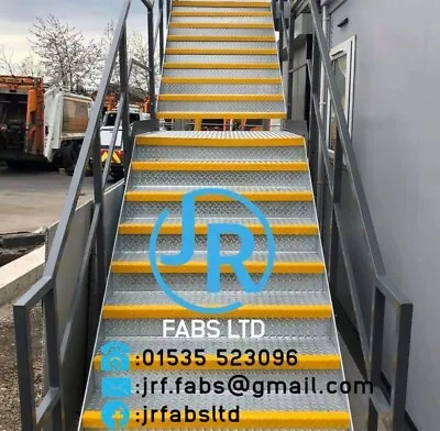 £1 • Buy Porta Cabin Steel Staircase Metal Staircase Metal Fire Escape All Sizes 