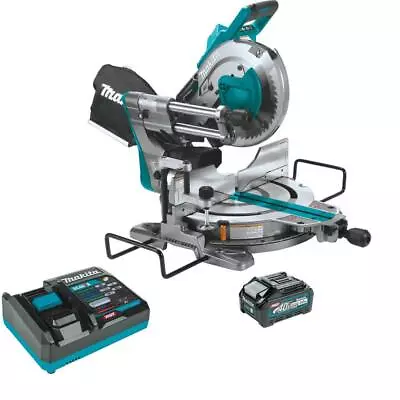 Makita 40V Max Xgt Dual Bevel Sliding Compound Miter Saw Kit 10In • $1290