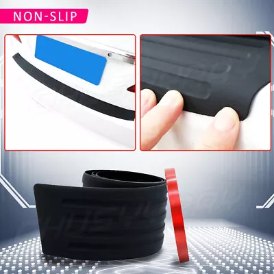 Car Trunk Rear Bumper Anti-scratch Bar Door Sill Plate Protector Adhesive Tape • $9.99