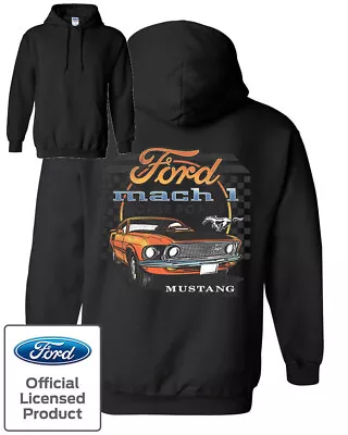 Official Licensed Ford Mustang Mach Horsepower Car Racing Vintage Retro Hoodie • $31.99