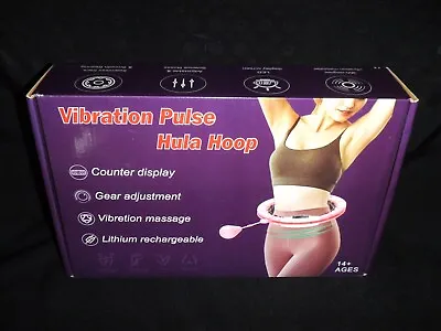 Vibration Pulse Hula Hoop Massage Weighted LED Display - Awesome!! • $14.95