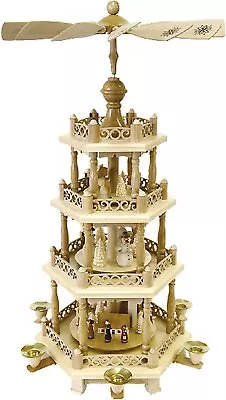 Alexander Taron Christmas Deligh:Richard Glaesser Pyramid-4 Tiers-Snowmen • $411.61