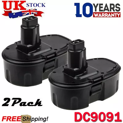 2x 14.4VOLT For DEWALT DC9091 XRP BATTERY PACK Ni-MH DW9091 DW9094 DE9038 4.8Ah • £32.90