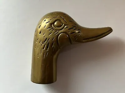 Vintage Brass Duck Head For Walking Stick /Walking Cane • £14.99