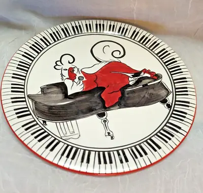  The Coop  Noble Excellence Lounge Singer Piano Lady Red Dress Chicken Plate 8  • $9.99