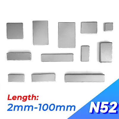N52 Super Strong Magnets Block Rare Earth Cuboid Neodymium Super Strong Magnet • $37.46