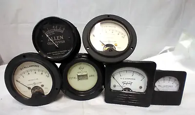 Lot Of 6 Gauges Westinghouse Cramer Allen General Electric Triplet See List • $99.99