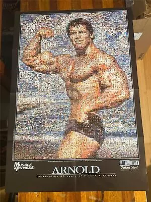 Mr Olympia ARNOLD SCHWARZENEGGER Muscle Bodybuilding Fitness LARGE Poster • £5.21