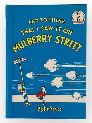 VTG And To Think That I Saw It On Mulberry Street Dr Seuss Glossy BCE C1964 OOP • $24.99