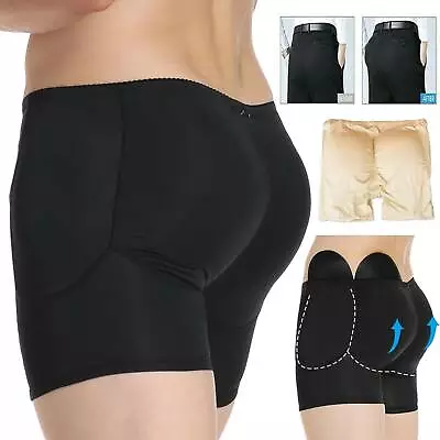 Men FAKE ASS Butt Lift Hip Enhancer Booty Padded Underwear Shaper Boxer Briefs • $20.70