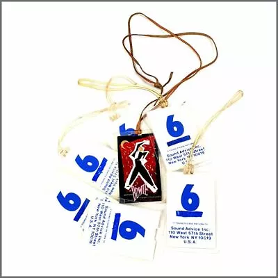 £137.50 • Buy David Bowie 1983 Serious Moonlight Tour Crew Pass & Luggage Tags (USA)