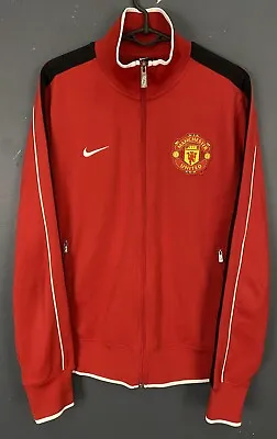 Men Fc Manchester United 2013/2014 Jacket Nike N98 Soccer Football Size M Medium • $84.99