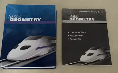 Saxon Geometry Lot Textbook And Testing Booklet 2009 Unused Workbook Homeschool  • $79.97