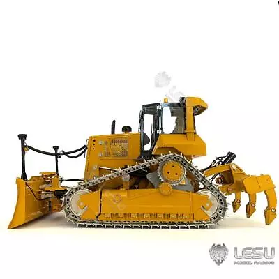 1/14 RC Painted Bulldozer LESU Aoue-DT60 Hydraulic Crawler Track Truck Model • $6699.90