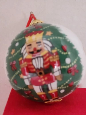 $16.99 • Buy Pier 1 Li Bien Reverse Painting Nutcracker Christmas Ornament In Box