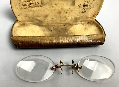 Victorian German H.Dr.Herzog Karl Theodor Munchen Doctor Spectacles Eye Glasses • $76