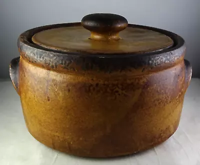 McCoy Vintage 1421 Lidded Casserole Brown Pottery • $17.50