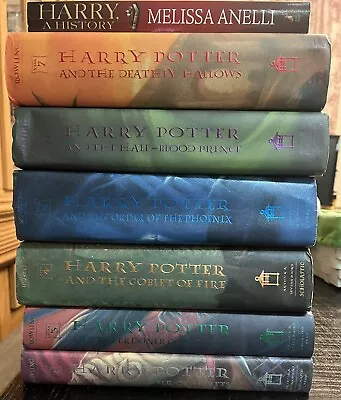 HARRY POTTER Almost Complete Hardcover Set Books 2-7  #1 Missing Bonus Book Harr • $35.99