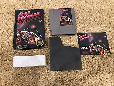 Star Voyager Nintendo NES System Game Complete CIB W/ Box Manual Lot ! • $75