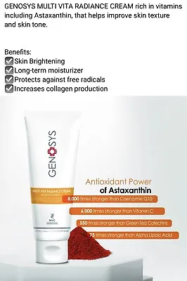 Multi Vita Radiance Cream (Skin Brightening) • $46