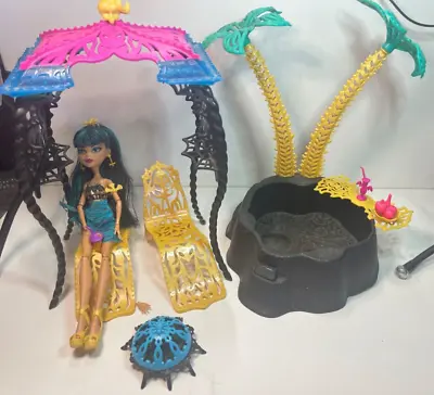 Monster High Playset Cleo De Nile  13 Wishes Desert Oasis View Photos Complete • $65.24