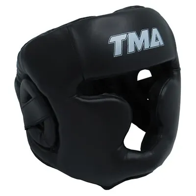 TMA Training Head Guard Helmet Boxing MMA Martial Arts Kick Gear Face Protector • $23.70