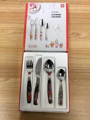 ZWILLING Princess Emilie Children's Cutlery Set 4pcs. Silver 15 X 10 X 2 Cm • £23