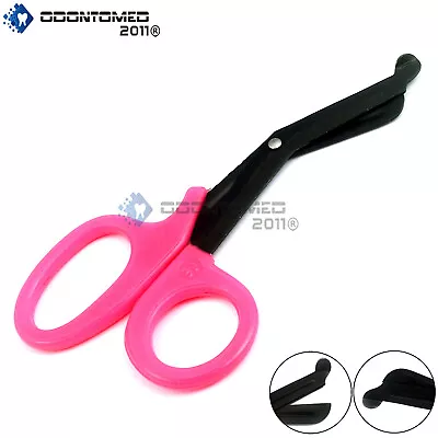 Fluoride Coated Medical Scissors EMT And Trauma Shears Paramedic Pink 5.5'' • $7.55