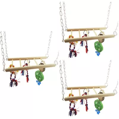  3 PCS Toys For Hamster Small Animal Guinea Pigs Climbing Ladder Pet Animals • £20.19