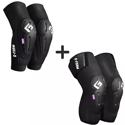 G-Form MESA Knee + Elbow Pads Guards Set Protection Gear - Black 3DAY SHIP • $229.99