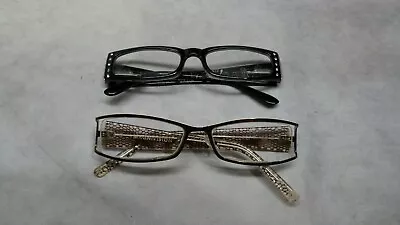 Lot Of 2 Pcs: Eyeglass Frame Magnivision & Reading Glasses Unbranded SD066 +1.75 • $19.99