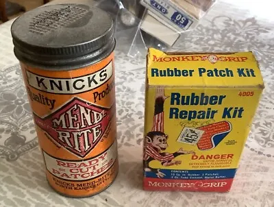 Vintage Knicks And Monkey Grip Rubber Repair Kits Used • $26.99