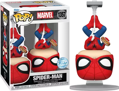 Marvel Spiderman - Upside Down Spider-Man With Hot Dog #1357 Funko Pop Vinyl NEW • $47