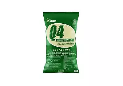 Vitax Q4 Professional Fertiliser Traditional Formula Fruit Vegetable Flower 20kg • £64.95