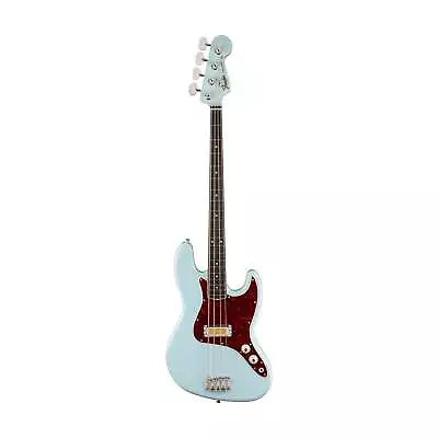 Fender Gold Foil Jazz Bass 4-String Bass Guitar Ebony FB Sonic Blue • $2490
